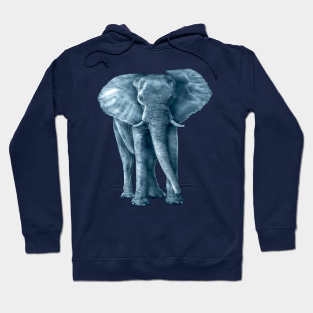 Save The Elephants Art Animal Lover Hoodie by macdonaldcreativestudios